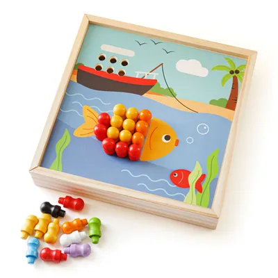 Obrázok produktu pre Bigjigs Toys Drevená mozaiková pláž