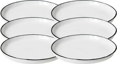 Produktbild von Broste Copenhagen SALT Brotteller 13,8 cm Set6