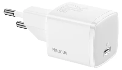 Obrázek produktu pro Síťová nabíječka Baseus Cube 20W PD USB-C - bílá