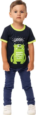 Produktbild von Jungen-T-Shirt Grrrr  - Navy - 104