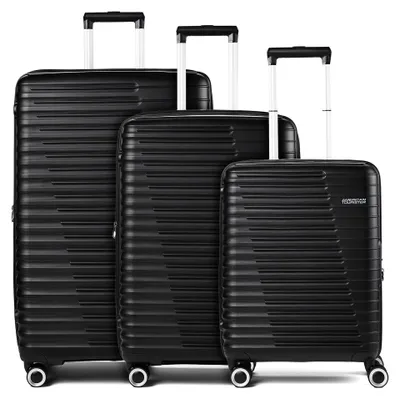 Produktbild von American Tourister Roadrush 4 Rollen Kofferset 3-teilig mit Dehnfalte