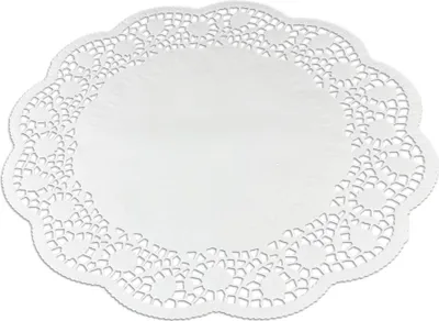 Produktbild von Günthart 100 Tortenspitzen weiß, 26cm
