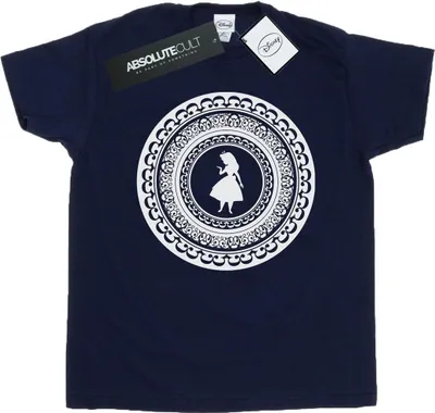Produktbild von Disney - "Alice in Wonderland" T-Shirt für Damen BI8543 (L) (Marineblau)