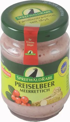 Produktbild von Preiselbeer Meerrettich von Spreewald-Rabe (100 g)