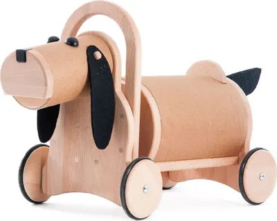 Immagine prodotto di Giocattolo "Cane cavalcabile" Giocattolo per bambini Giocattolo di legno Giocattolo per abilità motorie