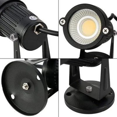 Produktbild von Famanu LED Außenstrahler Set 4er - wasserdicht, 5W, verstellbar