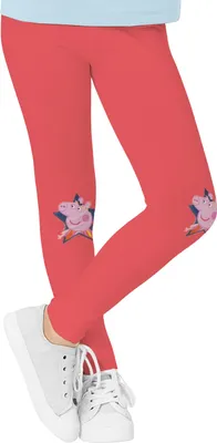 Produktbild von Peppa Wutz Leggings für Mädchen Kinder Leggins Hose Mädchenhose Sporthose Rosa 122-128