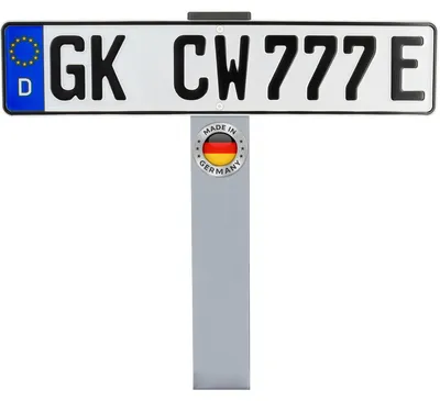 Produktbild von Nummernschildbefestigung Parkplatz Pfosten Kennzeichenhalter Nummernschildhalter