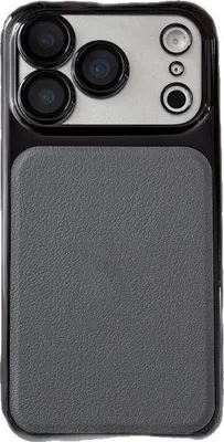 Image de INF Coque de protection grise PC+PU pour iPhone 17 Pro Max
