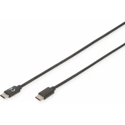 Produktbild von DIGITUS USB 2.0 Anschlusskabel Typ C -C St/St 1.8m, sw