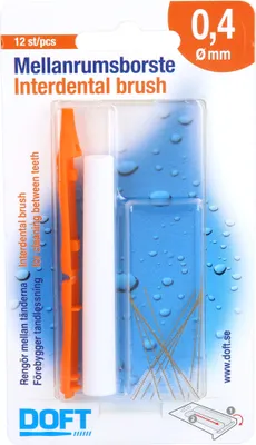 Produktbild von Interdentalbürste 0,4 m.Wechselgriff Doft 12 St