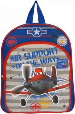 Produktbild von Disney Planes Air Support Kinder Rucksack blau-schwarz Schultasche Neu
