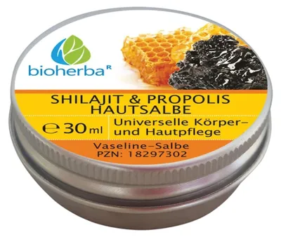 Obrázok produktu pre Univerzálna masť so Shilajitom a propolisom - 30 ml - Bioherba