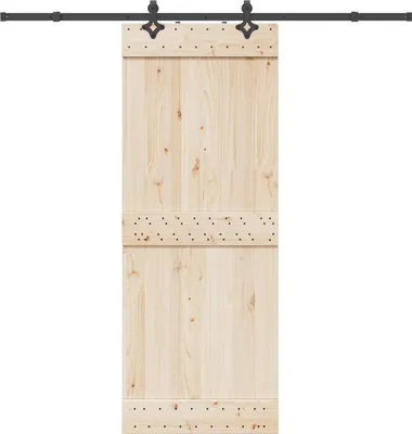 Produktbild von "im Angebot" Schiebetürbeschlag-Set 213,5 cm Stahl Schwarz - Sonstiges Türzubehör CC17845
