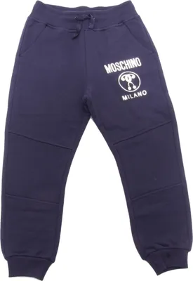 Zdjęcie produktu dla 3371AL pantalone bimbo boy MOSCHINO kids spodnie dresowe niebieski