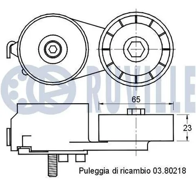 Produktbild von RUVILLE Koppelstange Stabilisator 915373