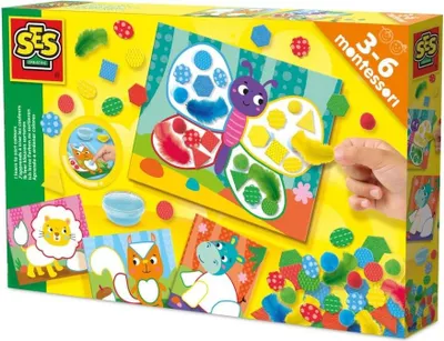 Obrázek produktu pro SES Creative Montessori - Sorting colours and materials, Kreativní souprava pro děti, 3 rok/roky, Papír, Vícebarevný