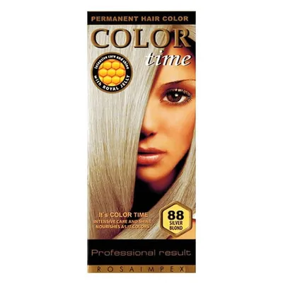 Productafbeelding van Color Time Permanente Haarkleur 88 Zilverblond, 100 ml