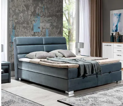 Produktbild von Boxspringbett Bett Hotel Luxus Betten Polster Doppelbett Ehe 140 160 180 x 200cm