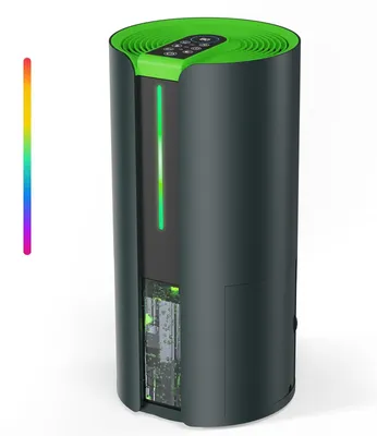 Productafbeelding van Luchtontvochtiger ontvochtiger - 16 l per dag - Droogmodus en 48-uurs timer - Zelfreinigend - Voor kelder en badkamer