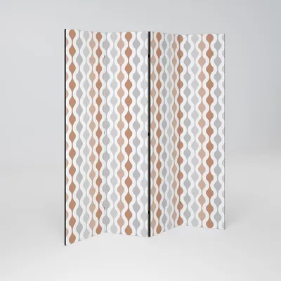 Produktbild von SpaceRebels Paravent Raumteiler - 4-teilig Raumtrenner, Druck 2-Seite - Raumtrenner - Trennwand Wohnung - Room Divider - Spanische Wand Deko Modern Sichtschutz