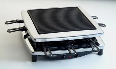 Produktbild von Steba 621300 Steba RC3 plus chrom Raclette Grill 1450 Watt