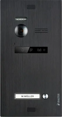 Produktbild von Balter Evo HD Türstation 1 Familienhaus Schwarz