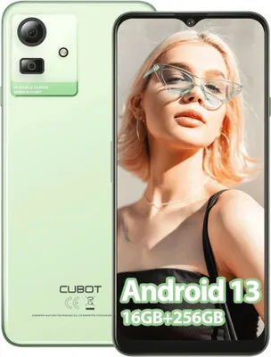 Zdjęcie produktu dla Cubot Note 50, 16,7 cm (6.56"), 8 GB, 256 GB, 50 MP, Android 13, Zielony