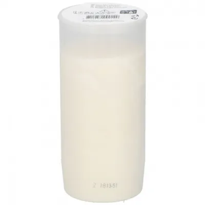 Produktbild von grabkerze im Halter 14 cm Wachs weiß/transparent