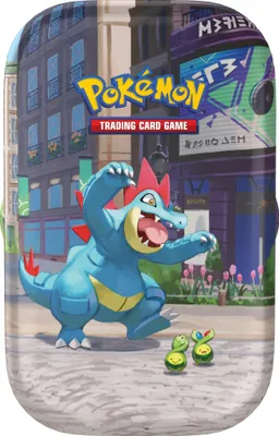 Produktbild von Pokémon Mini-Tin-Box Illumina City: Impergator & Knospi