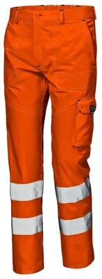 Produktbild von Sir Safety Mistral Warnschutzhose Herren reflektierend, flüssigkeitsabweisend, Orange, 40, HI-VIS ORANGE