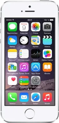 Produktbild von Apple iPhone 5s Smartphone 10,2 cm (4 Zoll) 16GB / 32GB Silber / Gold / Grau, Speicher:16 GB, Farbe:silber