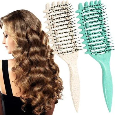 Produktbild von Famanu Entwirrungsbürste für lockiges Haar – Curl Define Styling Paddle Bürste für nasses/dickes Haar
