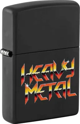 Produktbild von Zippo Benzin-Feuerzeug Heavy Metal Design, unbefüllt