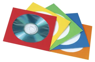 Immagine prodotto di hama CD /DVD sacchetto di carta per 1 CD/DVD colorato assortito 50 pezzi