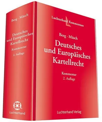 Immagine prodotto di Deutsches und Europäisches Kartellrecht