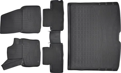 Image de 3D Tapis en caoutchouc pour Volvo XC40 Depuis 2018 et bac de coffre NORM