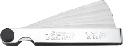 Produktbild von VIGOR Fühlerlehren Satz V1714 SW 0,05 – 1,00 mm