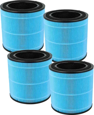 Produktbild von vhbw 4x H13 Filter kompatibel mit Airtok AP0601 Luftreiniger - Ersatz-Filter mit integriertem Aktivkohle-Filter