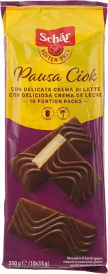 Produktbild von 3x Schar Pausa ciok süße Snacks Biskuitkuchen Kuchen mit Milchcreme 350g gluten frei milk snack