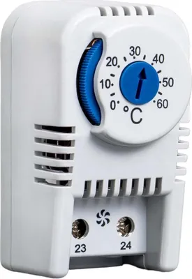 Zdjęcie produktu dla Termostat bimetaliczny z przełączaniem NO, zakres nastaw 0-60°C, PTVT