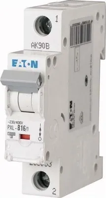 Zdjęcie produktu dla Eaton PXL-B2/1, Miniaturowy wyłącznik, Typu B, IP20, 230 V