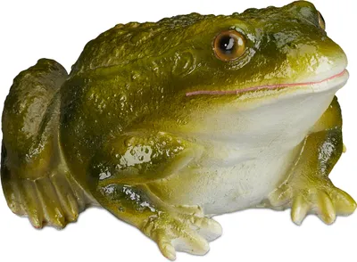Produktbild von relaxdays Gartenfigur Frosch Kunststein