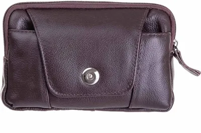 Produktbild von Red Point Uni Gürteltasche Handytasche Hüfttasche ca. 0,6 Liter 15 x 10 x 4 cm (B x H x T) - 20011-dunkelbraun