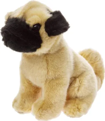 Produktbild von Sitzender Mops Hund 20cm 13472 14535