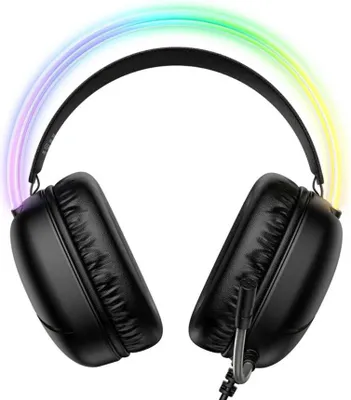 Zdjęcie produktu dla ONIKUMA X33 RGB (wersja z złączem typu C + przejściówka na USB) ZESTAW SŁUCHAWKOWY DO GIER