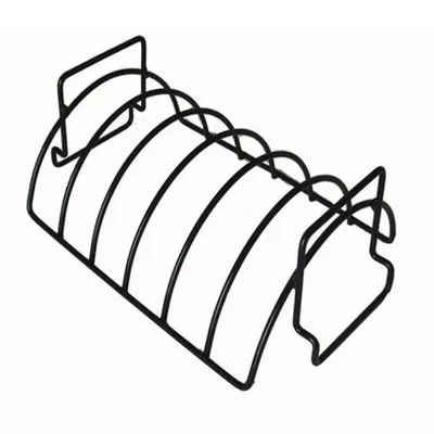 Produktbild von Spareribs Koteletthalter Bratenkorb, Schwarz