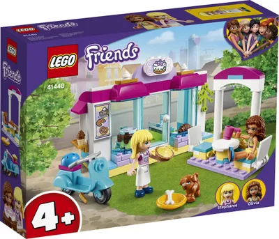 Produktbild von LEGO 41440 Friends Heartlake City Bäckerei Spielset, Spielzeug ab 4 Jahren für Jungen und Mädchen mit Stephanie und Olivia Mini Puppen