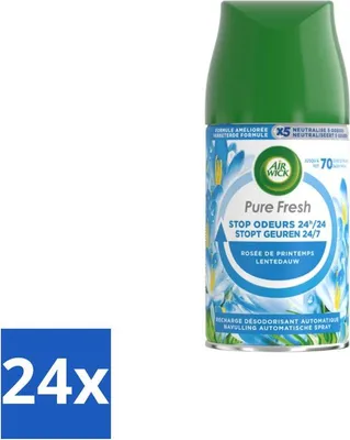 Immagine prodotto di Air Wick – Ricarica – Freshmatic Pure Spring Dew – 250 ml - Confezione risparmio - 24 pezzi