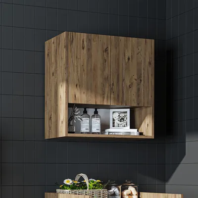Produktbild von Roomart Waschmaschinen-Überbauschrank 65 cm breit, Eiche